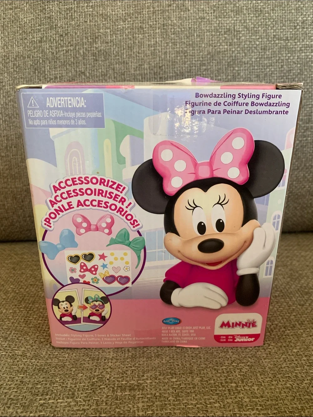 Disney Minnie Mouse Bowdazzling Styling Figure 6” New